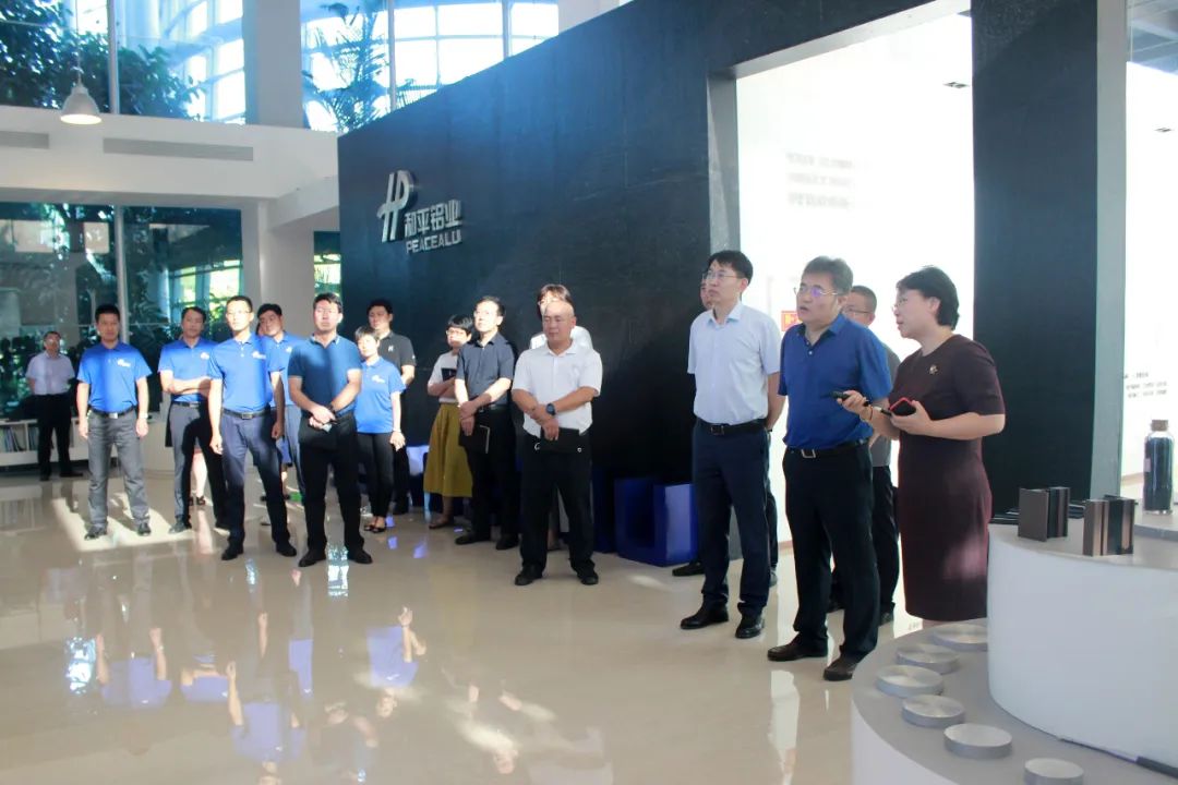 大厂县委书记王建民一行莅临和平铝业大厂基地调研