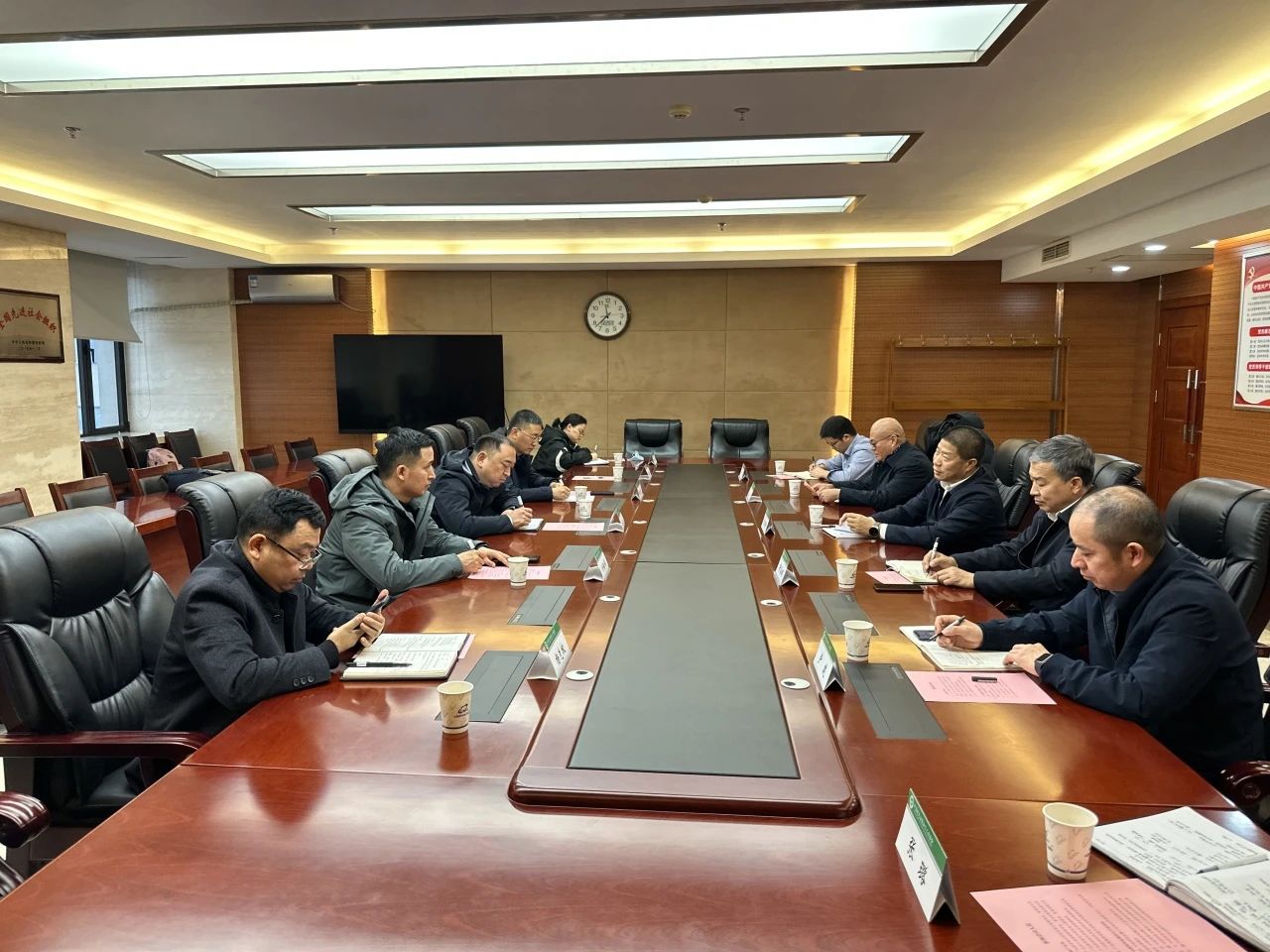 范顺科理事长会见广元经开区党工委副书记、管委会主任杜剑