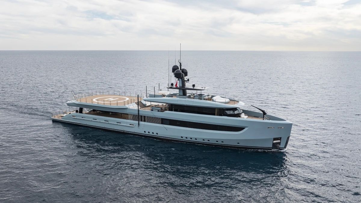 土耳其Alia Yachts交付全定制53米铝制超级游艇