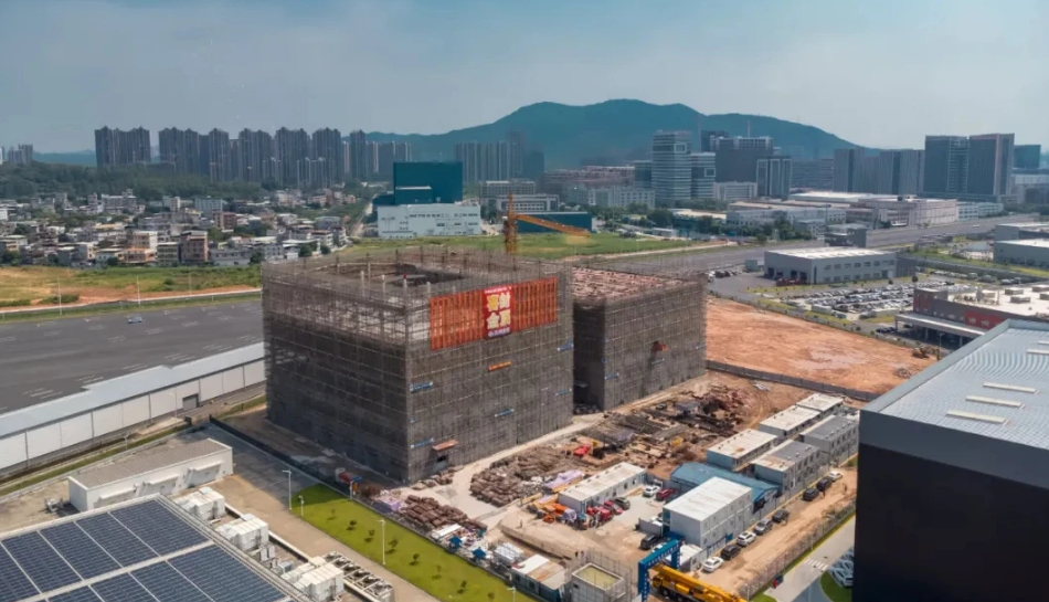 广州和德轻量化基地项目1#楼封顶