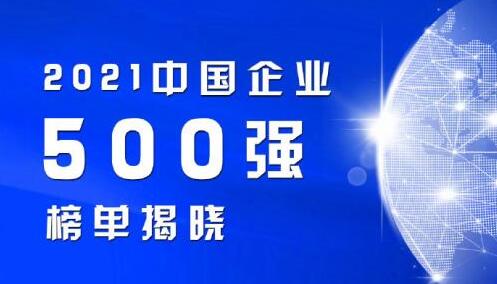 2021中国企业500强名单发布 多家有色企业上榜