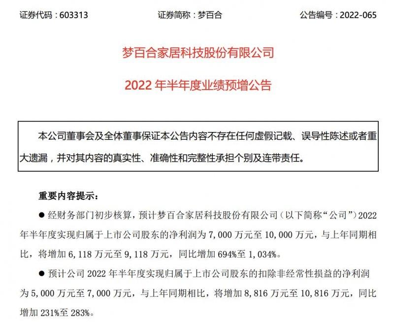 19大上市家居企业2022上半年业绩_15